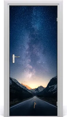 Produktbild von Tulup Türaufkleber 95x205 cm Dekorative Aufkleber Selbstklebend Wasserdichte Tapete Abnehmbar Schlafzimmer Wohnzimmer Wohnkultur - Bergschlucht