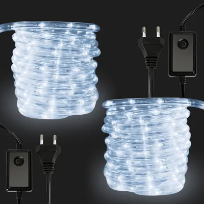 Obrázok produktu pre Jopassy LED lano svetlo lano svetelný reťazec pre vonkajšie a vnútorné s 1200 LED vianočné svetlá vianočné dekorácie biły 50M