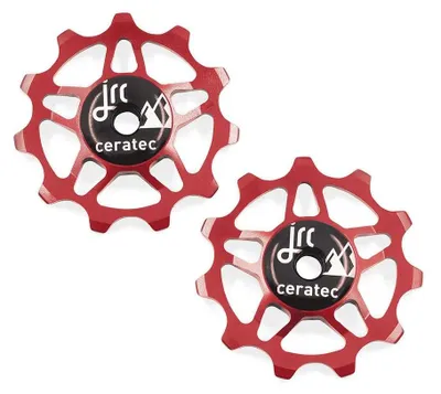 Image de Jrc Components Shimano Ultegra/105 12s Jeu de galets de dérailleur vélo Rouge 11t Rouge 11t