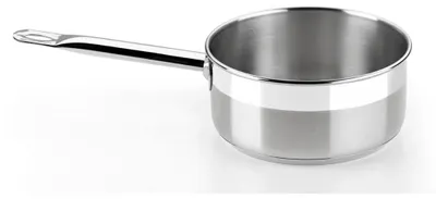 Obrázek produktu pro Profesionální nerezová pánev s dlouhou rukojetí, průměr 12 cm, objem 0,5 litru