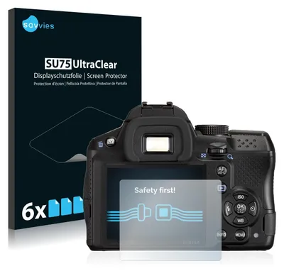 Produktbild von 6x Für Pentax K-30 Schutzfolie Savvies Displayschutz Display Schutz Folie Klar Transparent