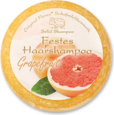 Produktbild von Florex Festes Haarshampoo Grapefruit Naturprodukt Verpackt 58g