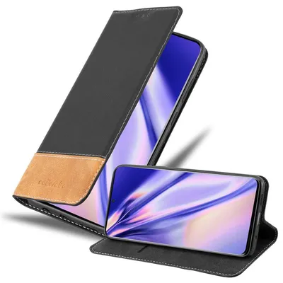 Immagine prodotto di Cadorabo custodia per Samsung Galaxy S20 PLUS custodia protettiva in nero SHandy custodia Custodia a libro custodia in Similcuoio