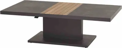 Produktbild von Siena Garden Lifttisch Lindos 160x90 cm anthrazit/Teakholz M21947 Loungetisch