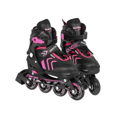 Image de SporTrike Patins à roulettes 4in1 rose-noir, taille. 39-43