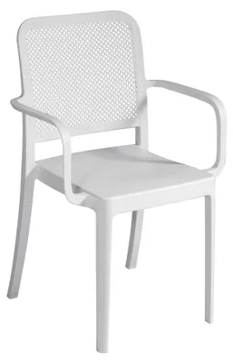 Immagine prodotto di Sedia Impilabile da Giardino 56x52x86 cm in Polipropilene Bianca