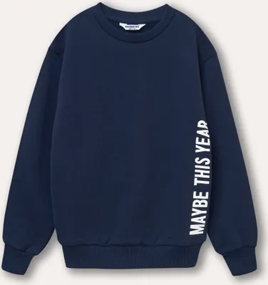 Produktbild von Uni-Sweatshirt Maybe - Navy - 140