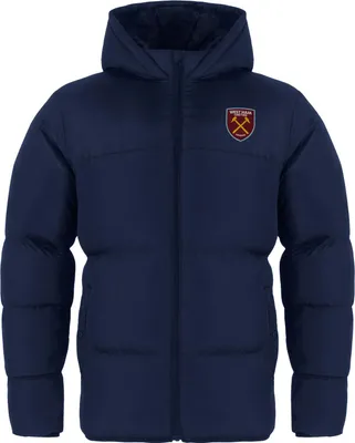 Image de West Ham United FC - Veste pour garçon, matelassée GF310 (146) (Marine)