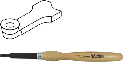 Produktbild von Narex Drechslerbeitel Drechselmesser, Größen:Schaber 10mm Rundklinge auswechselb.