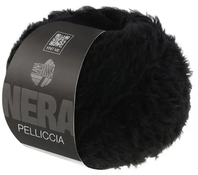 Produktbild von Lana Grossa PELLICCIA (NERA) 50 g flauschiges Effektgarn 90 m Farbe 006 - Schwarz