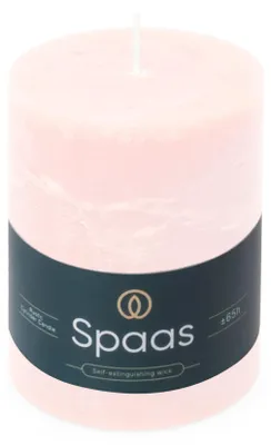 Produktbild von Spaas Rustikale Stumpenkerze 80/110 mm 65St. - hellrosa