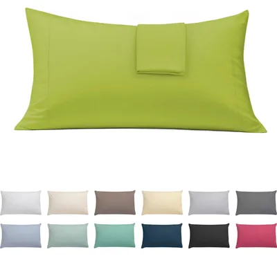 Productafbeelding van Kussensloopset, 2 stuks, 45 x 100 cm, pistacievormig, voor de slaapkamer
