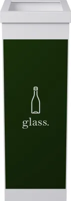 Produktbild von Paperflow Mülltrenner Glas CTSGL.13 60l ws