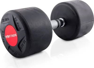Produktbild von Sport-Thieme Kompakthantel "Gummi", 22,5 kg