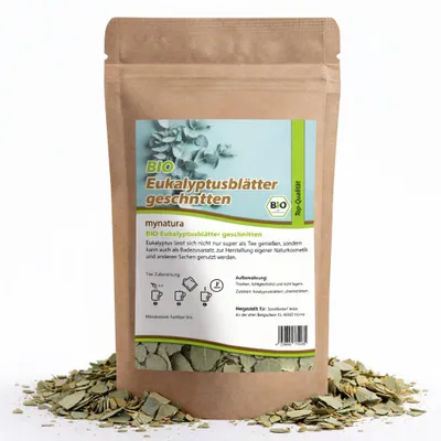 Produktbild von Mynatura  Eukalyptusblätter geschnitten und getrocknet – in verschiedenen Größen - 500g