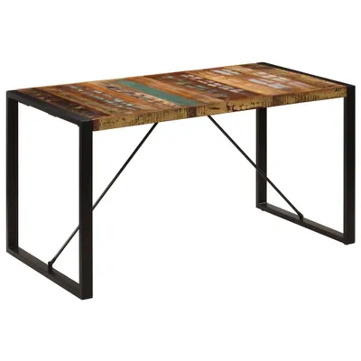 Obrázok produktu pre Jedálenský stôl 140x70x75 cm, recyklovaný masív