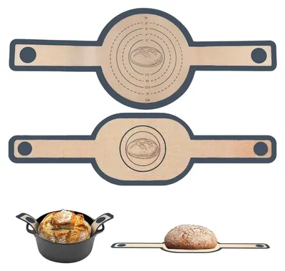 Siliconen Backmatten Set (Rund & Oval) für Dutch Oven & Brot