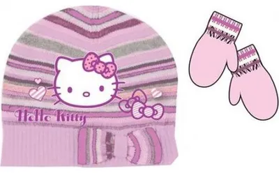Image de Chapeau et gants Hello Kitty - Taille 48