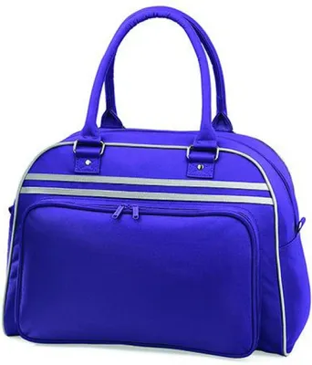 Produktbild von BagBase BG75 | Retro Bowling Tasche | 44 x 31 x 25 cm - Farbe: French Navy/White - Größe: 44 x 31 x 25 cm