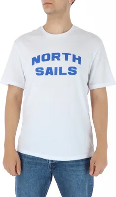 Image de NORTH SAILS T-shirt homme en coton blanc GR78002 - Taille : M