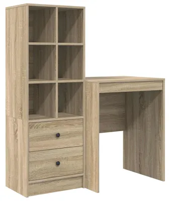 Produktbild von vidaXL Schreibtisch Sonoma-Eiche 105,5 x 50 x 127 cm 2 stk.