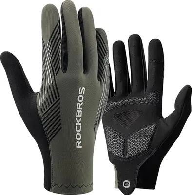 Immagine prodotto di Guanti da ciclismo Rockbros 16110006003 taglia L - verde/nero