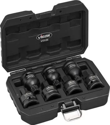 Produktbild von VIGOR Schlag-, Maschinenschrauber Steckschlüssel Satz V7212N 3/4" Außen
