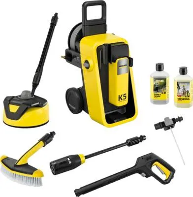 Produktbild von Hochdruckreiniger Kärcher K5 Comfort Premium (145 bar, 500 l/h), inkl. Vario Power Jet-Strahlrohr, Schlauchtrommel, Aufb