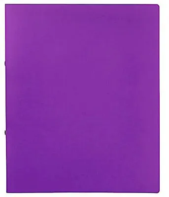 Produktbild von Idena 10438 - Ringbuch im Format DIN A4, 2-Ring-Mechanik mit 16 mm Durchmesser, 20 mm Rückenbreite, lila, 1 Stück