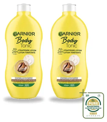 Imagen del producto de 2 unidades de Loción Corporal Garnier Body Tonic - reafirmante e hidratante - 400 ml - Paquete ahorro - 2 unidades