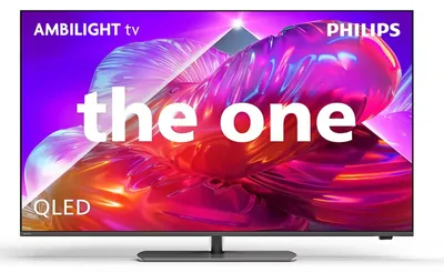 Zdjęcie produktu dla Philips Ambilight 43PQS9001/12, 109,2 cm (43"), 3840 x 2160 px, QLED, Smart TV, Wi-Fi, Czarny