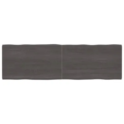 Produktbild von Tischplatte 200x60x(2-6) cm Massivholz Behandelt Baumkante
