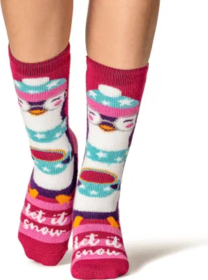 Produktbild von Damen Lite Weihnachtssocken - Pinguin