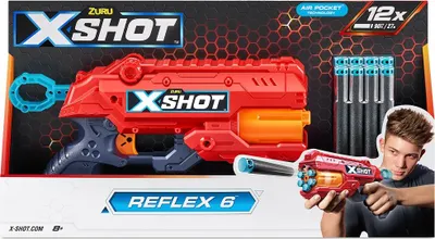 Immagine prodotto di ZURU X-SHOT Reflex 6 lanciatore 12 colpi 36433