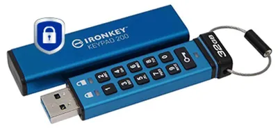Image de USB-Stick  32GB Kingston IronKey Keypad 200 retail
