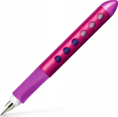 Obrázok produktu pre Faber-Castell 149848 Školské plniace pero Scribolino - ľavé, L, ostružina