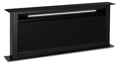 Produktbild von Klarstein Downdraft-Dunstabzugshaube 90cm, versenkbare Abluft/Umluft-Dunstabzugshaube, 714 m³/h mit Boost-Modus, 8 Modi, LED-Licht, Timer, leise, ohne Rohr, Schwarz 90 cm