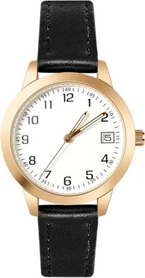 Produktbild von Watch Damenuhr Damen Armbanduhr Analog Quarzuhr mit Datum,Damen Uhr Lederarmband Einfache Business Klassische, 3 Zeiger Elegante Armbanduhr für Frauen