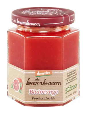 Produktbild von Die Beerenbauern Blutorange Fruchtaufstrich -- 200g