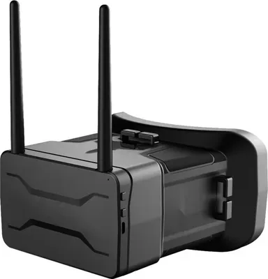 Produktbild von 5,8 GHz FPV-Brille Immersive Flight Goggles HD-Drohnenbrille mit geringer Latenz und am Kopf montierter Video-Headset mit Doppelantenne