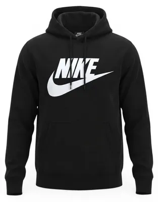 Produktbild von Nike Kapuzenpullover Club Fleece Hoodie Herren, Größe:M, Farbe:Schwarz
