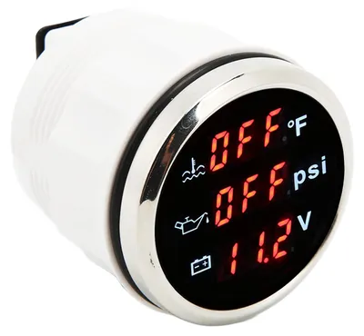 Obrázek produktu pro 52mm digitální teploměr vody 3 v 1, napájení 9–32 V DC, přesný, pro karavany, jachty, lodě, automobily a motocykly
