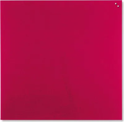 Produktbild von Magnetische Schreibtafel, Glastafel, 100 x 100 cm, rot