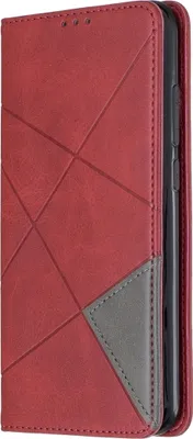 Produktbild von Mobigear Rhombus Slim  Xiaomi Redmi Note 8 Hülle Klapphülle - Rot