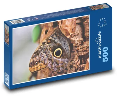 Zdjęcie produktu dla Puzzle 500 Motyl na drzewie - martinpuzzle