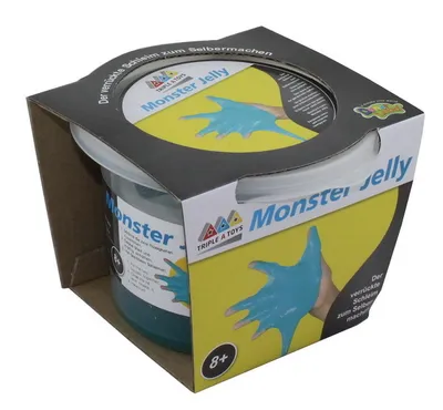 Produktbild von Triple A Toys Monster Jelly Schleim 0,4 L 20067 hellblau