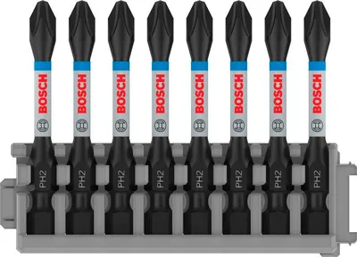 Produktbild von PRO Phillips Impact Bit, PH2, 55 mm, 8-tlg.