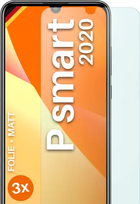 Produktbild von moex® 3x Schutzfolie kompatibel mit Huawei P smart 2020 - Displayschutzfolie Anti Reflex Folie, Matt