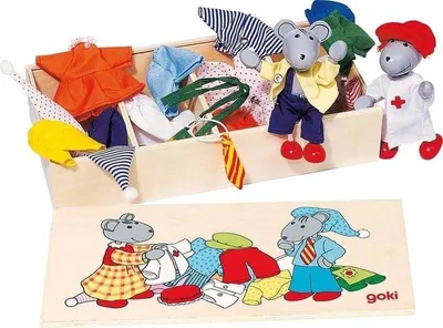 Productafbeelding van Goki Buigpoppenkledingkist voor muizen