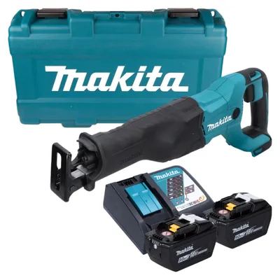 Obrázek produktu pro Akumulátorová přímočará pila Makita DJR 186 ZK 18 V + kufr - bez baterie, bez nabíječky